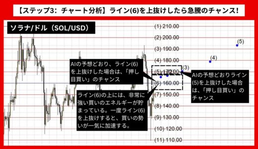 【AI予想とチャート分析】ソラナ/ドル（SOL/USD）は196.69まで上昇？《2024年08月最新》