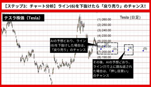 【AI予想とチャート分析】テスラ株価（Tesla）は214.45まで上昇？《2024年08月最新》