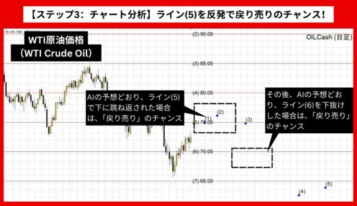 【AI予想とチャート分析】WTI原油価格（WTI Crude Oil）は76.76まで上昇？《2024年09月最新》