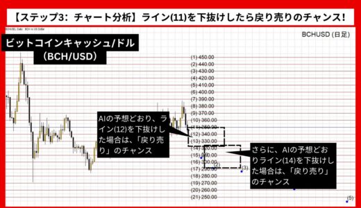 【AI予想とチャート分析】ビットコインキャッシュ/ドル（BCH/USD）は248.72まで下落？《2024年11月最新》